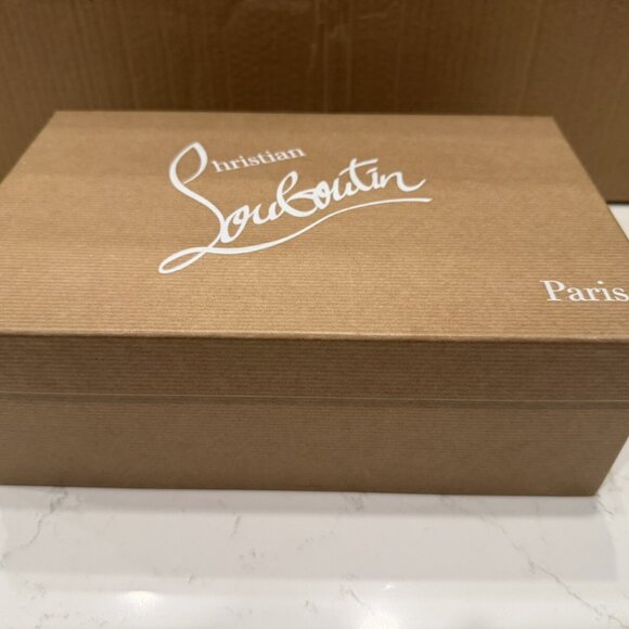 Christian Louboutin Anjalina 100 Black Veau Velours - Picture 12 of 13